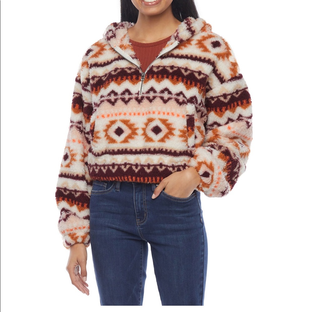 2xl Arizona Jean Co Aztec print hoodie soft cute
